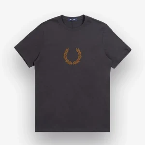 T-Shirt Fred Perry Flocked Laurel Wreath